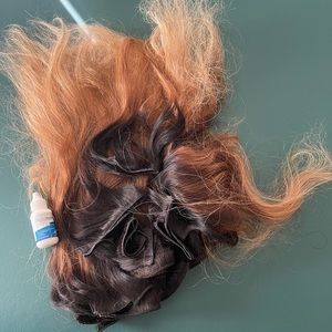 Weft ombré hair extensions